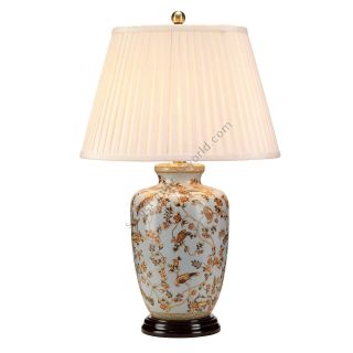 Elstead Lighting / Table Lamps / Gold Birds 1 Light Blue and Gold