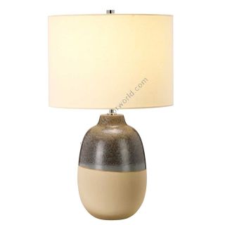 Elstead Lighting / Table Lamps / Grange Park 1 Grey & Brown