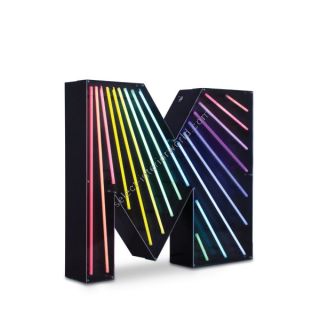 DelightFULL / Floor or Wall Lamps / Light Letter M | Graphic Letters "M"