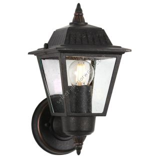 Elstead Lighting / Outdoor Wall Lights / Highnam Lantern Weathered Bronze