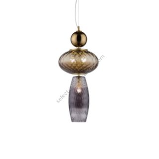 Euroluce Lampadari / Pendants & Suspension Lights / Harmony Small Fumè Brown