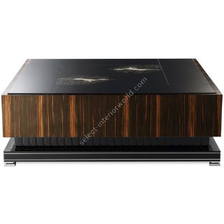 Arte Veneziana / Coffee Tables / Heban Daini Art Déco Handcrafted FCT-GLF-202-D50