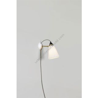 Original BTC / Wall Lights / Hector Pleat Medium PSC/Brass