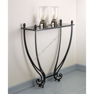 Officina Ciani / Console Tables / Iron Forged with Marble Top HF2017CO