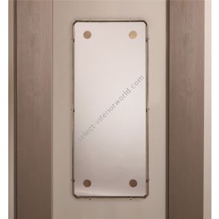 Officina Ciani / Wall Mirrors / Brass with Dots Decorations HF2076MI Domino