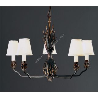 Officina Ciani / Chandeliers / Fabric Shade HL1032CH-5 Fettucce