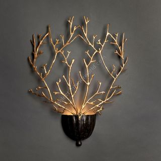 Officina Ciani / Wall Sconces / Coral in Cast Bronze HL1048WA-1br Coralli