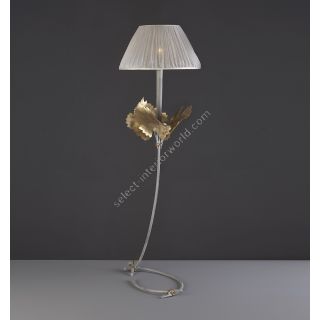 Iron Table Lamp with Leaves HL1073TA-1 Raspo by Officina Ciani