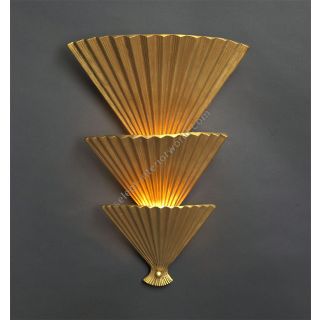Officina Ciani / Wall Sconces / Cast Brass HL1079WA-3 Ventagli