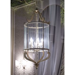 Officina Ciani / Lanterns / Iron with Glasses HL1084CH-5 Vetri tagliati