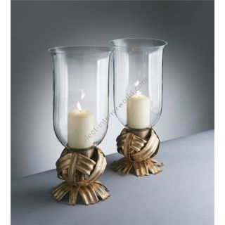 Officina Ciani / Candlesticks / Iron with Glass HL1093CA Effige