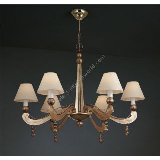 Officina Ciani / Chandeliers / Metal with Shades HL1094CH-6 Pallini