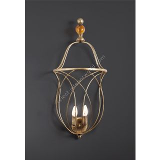 Officina Ciani / Wall Sconces / Iron Rod HL1114WA-2 Palla ambra