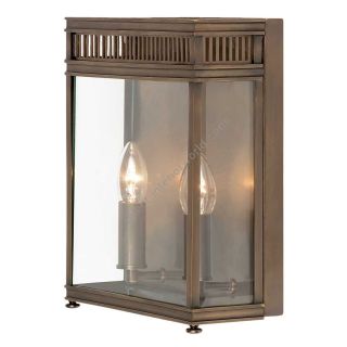 Elstead Lighting / Outdoor Wall Lights / Holborn Half Lantern Medium Dark Bronze