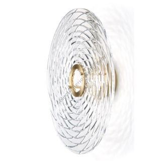 Il Paralume Marina / Wall Lights / Ripple Single Crystal Disc 2280/AG