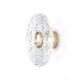 Il Paralume Marina / Wall Lights / Ripple Single Crystal Disc 2280/AM