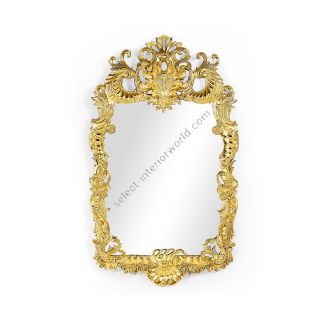Jonathan Charles / Rococo Сarved Gilded Mirror / 494372-GIL