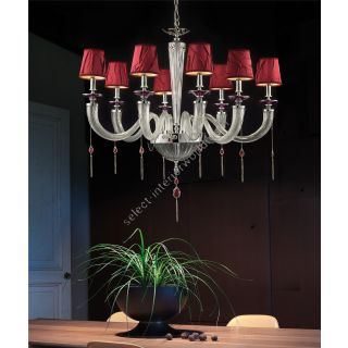 Euroluce Lampadari / Chandeliers / Julienne Clear L8 Shade – Cromo