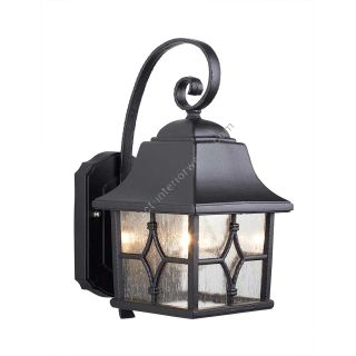 Elstead Lighting / Outdoor Wall Lights / Kent 1 Lantern Black