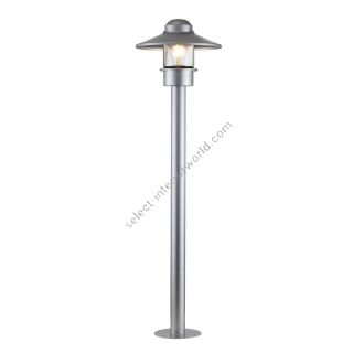 Elstead Lighting / Outdoor Bollard Lights / Klampenborg 1 Silver