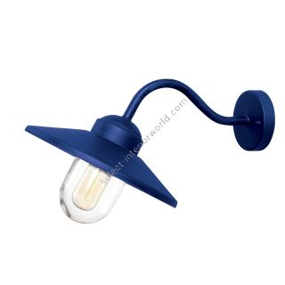 Elstead Lighting / Outdoor Wall Lights / Klampenborg Lantern Navy Blue