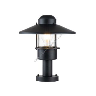 Elstead Lighting / Outdoor Pedestal Lights / Klampenborg 1 Black