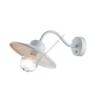 Elstead Lighting / Outdoor Wall Lights / Klampenborg Lantern with PIR White