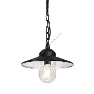 Elstead Lighting / Outdoor Pendant Lights / Klampenborg Chain Lantern Black
