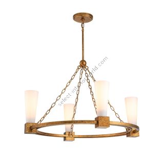 Elstead Lighting / Chandeliers / Kristy 4 Distressed Gold