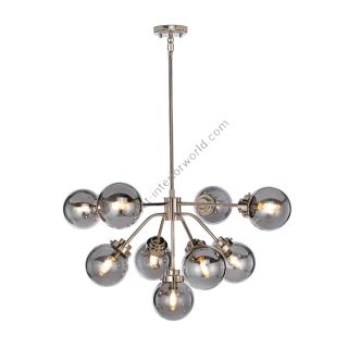 Elstead Lighting / Chandeliers / Kula 9 Polished Nickel