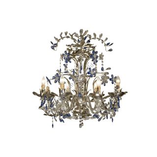 Mechini / Chandeliers / Bohemian Crystal and Clear Pearl Banding L106/8 BIS