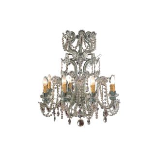 Mechini / Chandeliers / Bohemian Crystal and Clear Pearl Banding L148/8