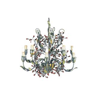 Mechini / Chandeliers / Wrought Iron with Murano Glass L169/10
