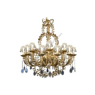 Mechini / Chandeliers / Bohemian Crystal and Crystal Lampshade L219/18 Bis
