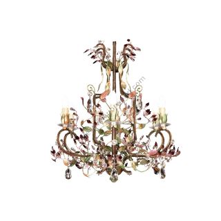 Mechini / Chandeliers / Clear and Coloured Bohemian Crystall L255/6 BIS