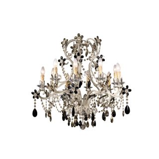 Mechini / Chandeliers / Coloured Bohemian Crystal and Clear Pearl Banding L269/10