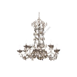 Mechini / Chandeliers / Clear and Coloured Crystal and Crystal Strip L282/12