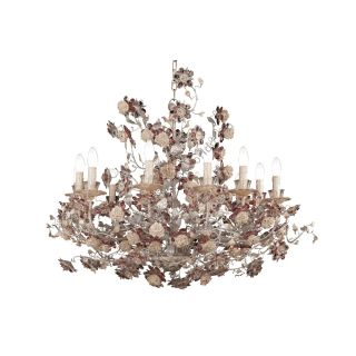 Mechini / Chandeliers / Bohemian Crystal and Biscuit Ceramic L297/12