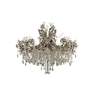 Mechini / Chandeliers / Clear and Coloured Bohemian Crystal L800/11 Gold
