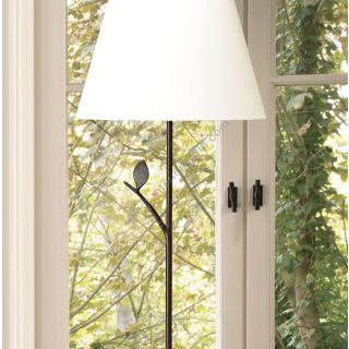 Objet Insolite / Bronze floor lamp / Lampadaire Leaf