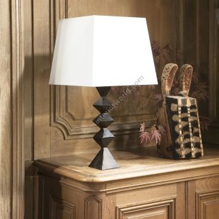 Objet Insolite / Bronze table lamp / Lampe Infini