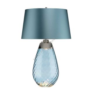 Elstead Lighting / Table Lamps / Lena 2 Duck Egg Blue Shade