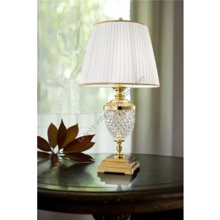 Italian Luxury Lighting / Table Lamps / Crystal and Brass LF2010