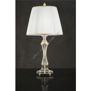 Italian Luxury Lighting / Table Lamps / Crystal And Brass Cast Components LF2024