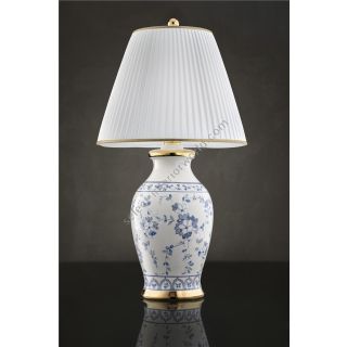 Italian Luxury Lighting / Table Lamps / Ceramic and Brass Components LF2028