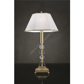 Italian Luxury Lighting / Table Lamps / Gold with Lampshade LF2033