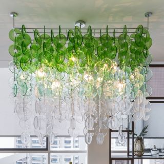 Glass & Glass Murano / Chandeliers / Tondi LNA 1402 Custom Project