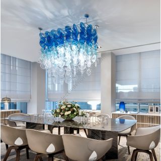 Glass & Glass Murano / Chandeliers / Tondi LNA 1602 Custom Project