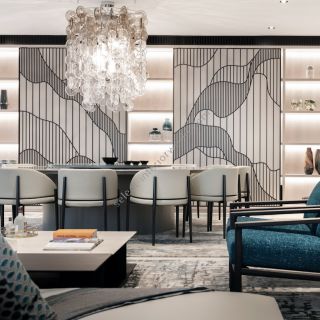 Glass & Glass Murano / Chandeliers / Tondi LNA 2502 Custom Project