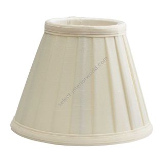 Elstead Lighting / Lampshades / Clip Shades Pleated Ivory Candle Shade